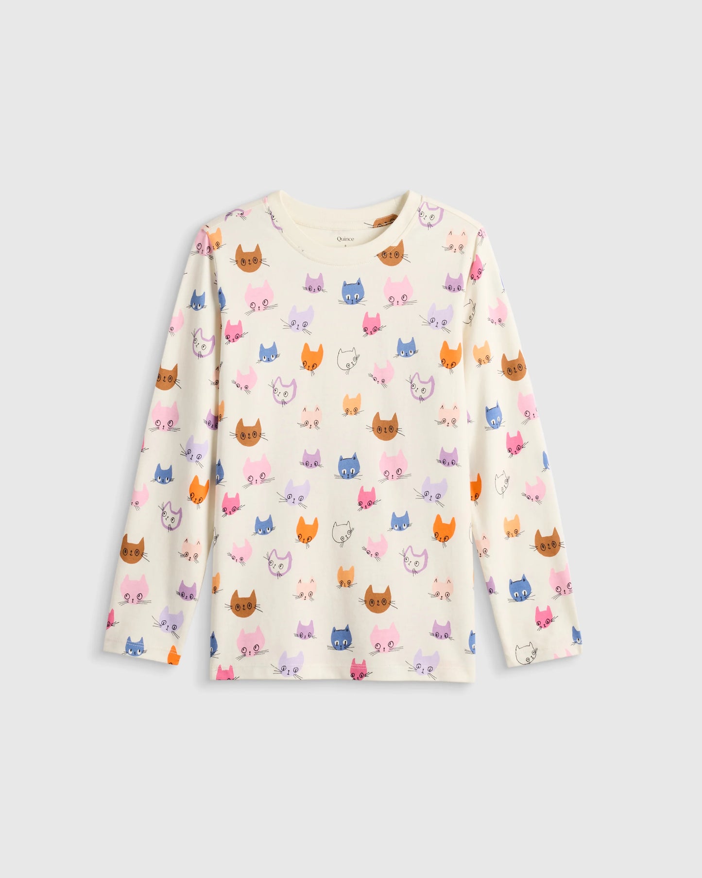 100% Organic Cotton Jersey Long Sleeve Tee - 6 / Dino Sketch