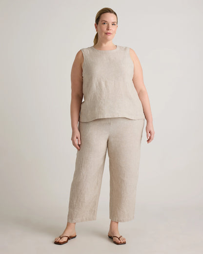 100% European Linen Pants - 1X / Bayberry Olive