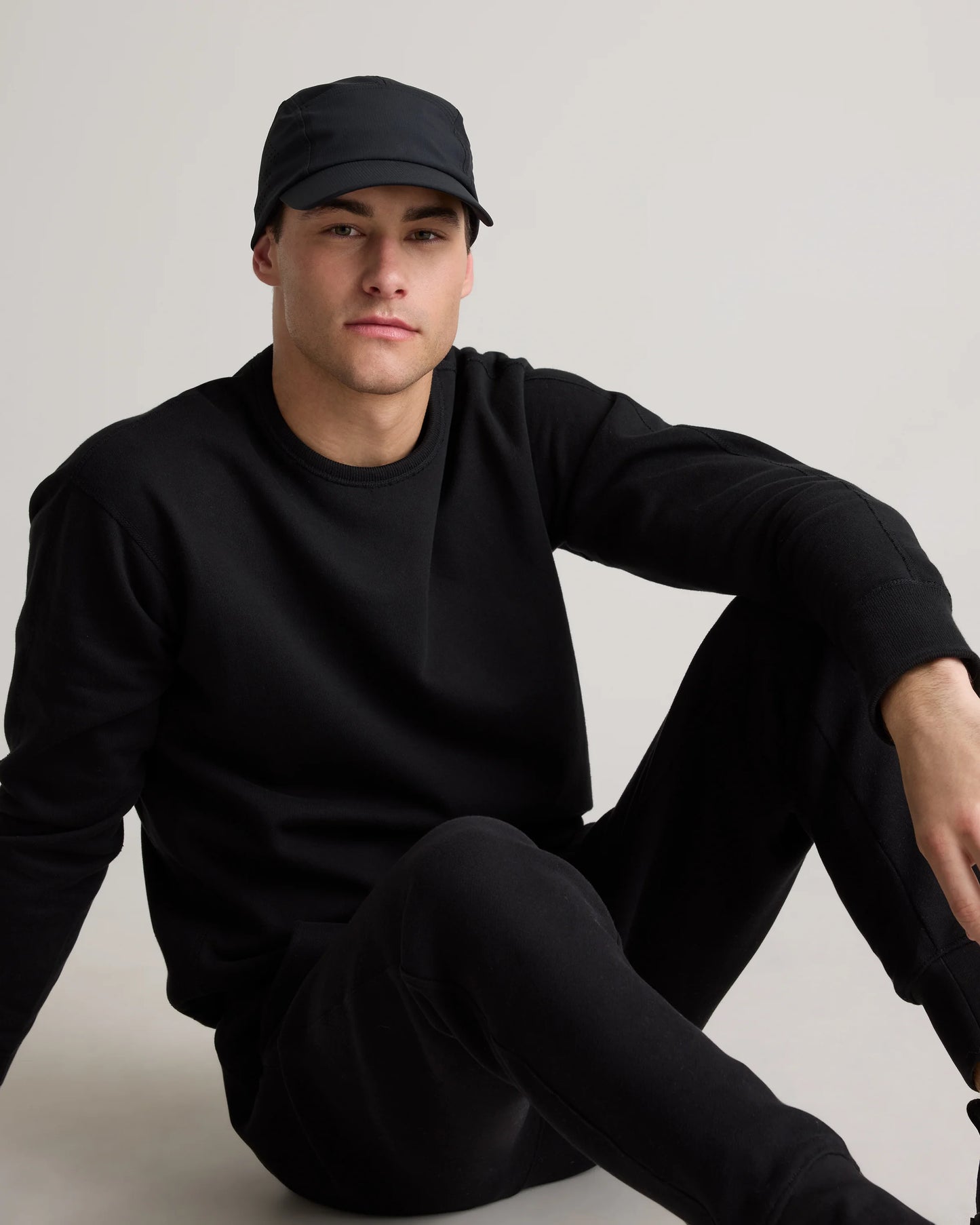 Organic Midweight French Terry Crewneck - S / Deep Navy