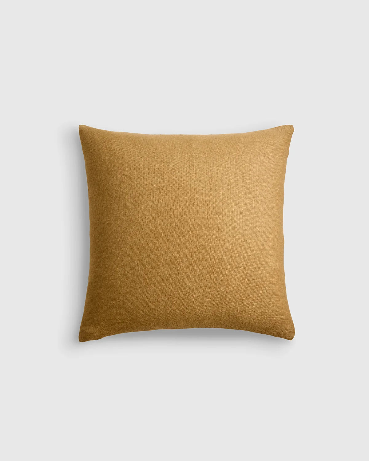 Reversible Linen Bamboo Pillow Cover - 20x20 / Brown/Natural