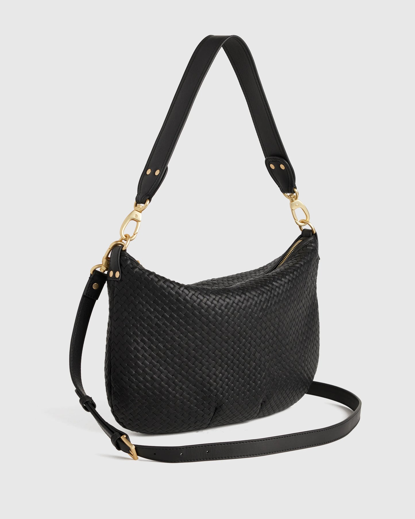 Sloane Handwoven Shoulder Bag - One Size / Cognac