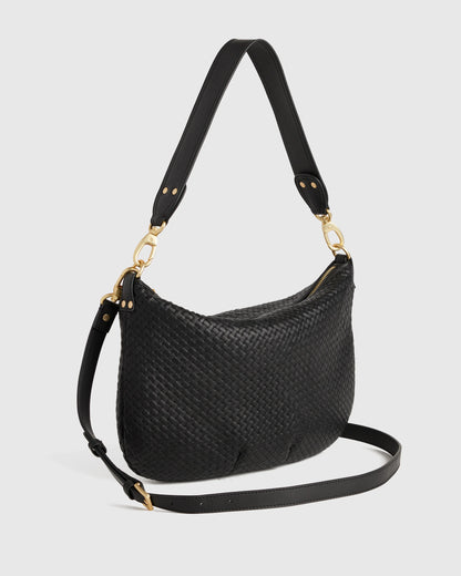 Sloane Handwoven Shoulder Bag - One Size / Cognac