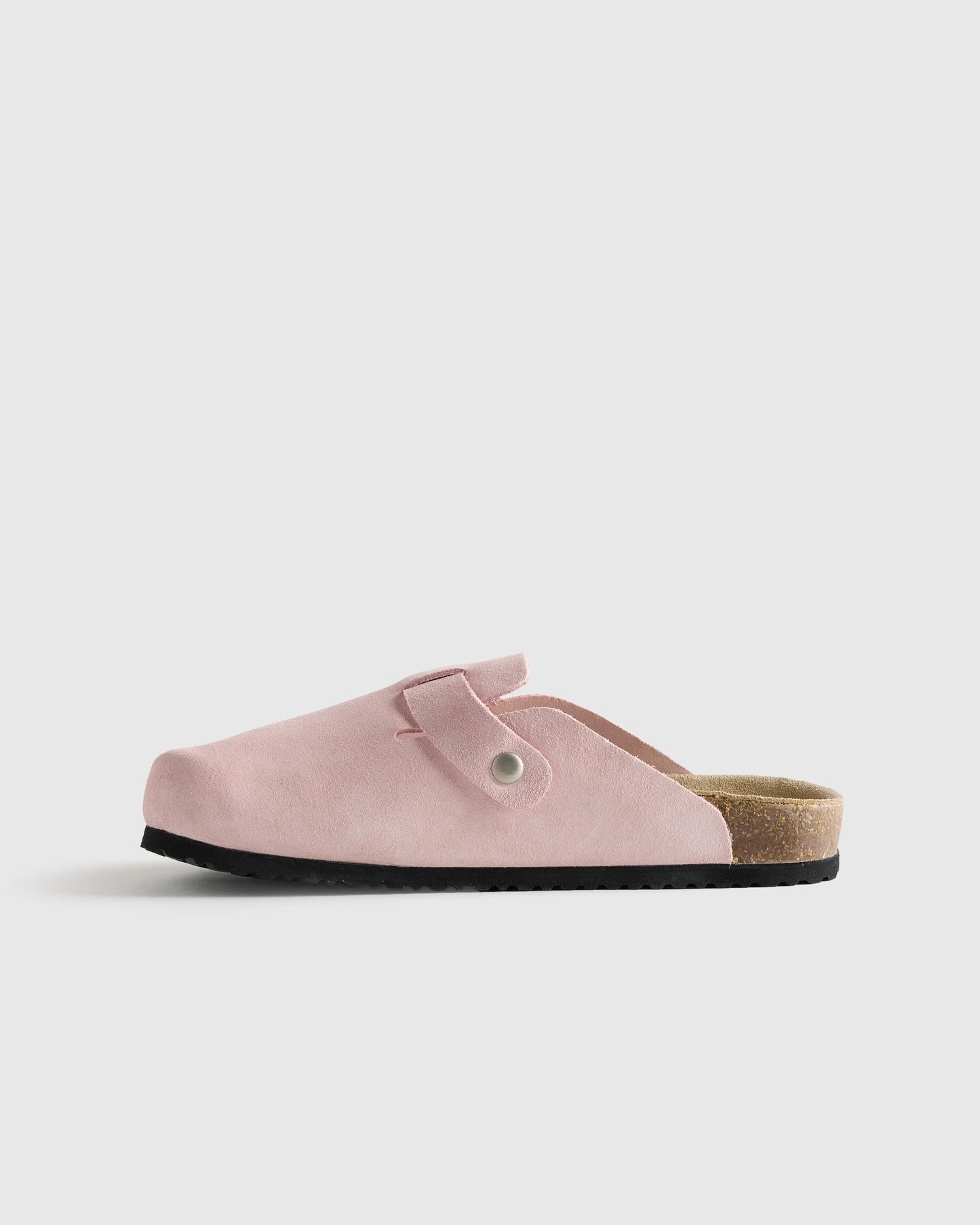 Water Repellent Suede Clog Mule - 5 / Dune