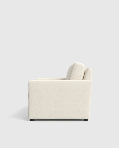 Brennan Sofa in Performance Chenille Linen Blend - 7ft / Snow