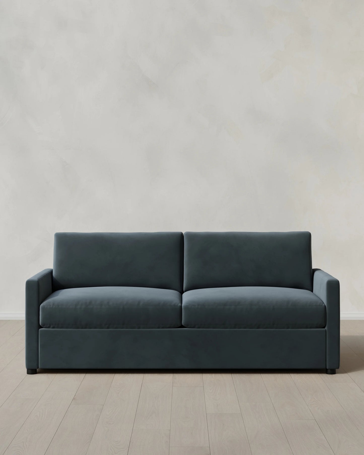 Brennan Sofa in Performance Velvet - 7ft / Taupe