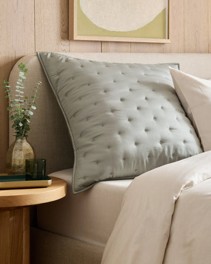 Bamboo Dream Quilted Euro Sham - Euro / Sage