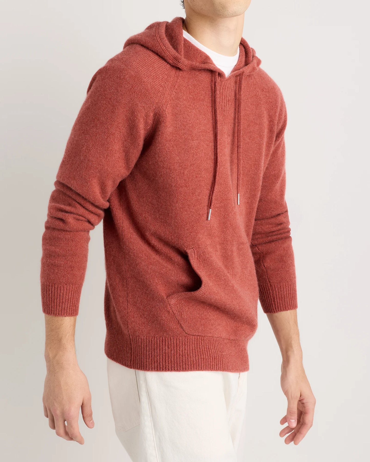 Mongolian Cashmere Pullover Hoodie - XS / Sea Spray Green