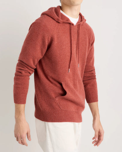 Mongolian Cashmere Pullover Hoodie - XS / Sea Spray Green