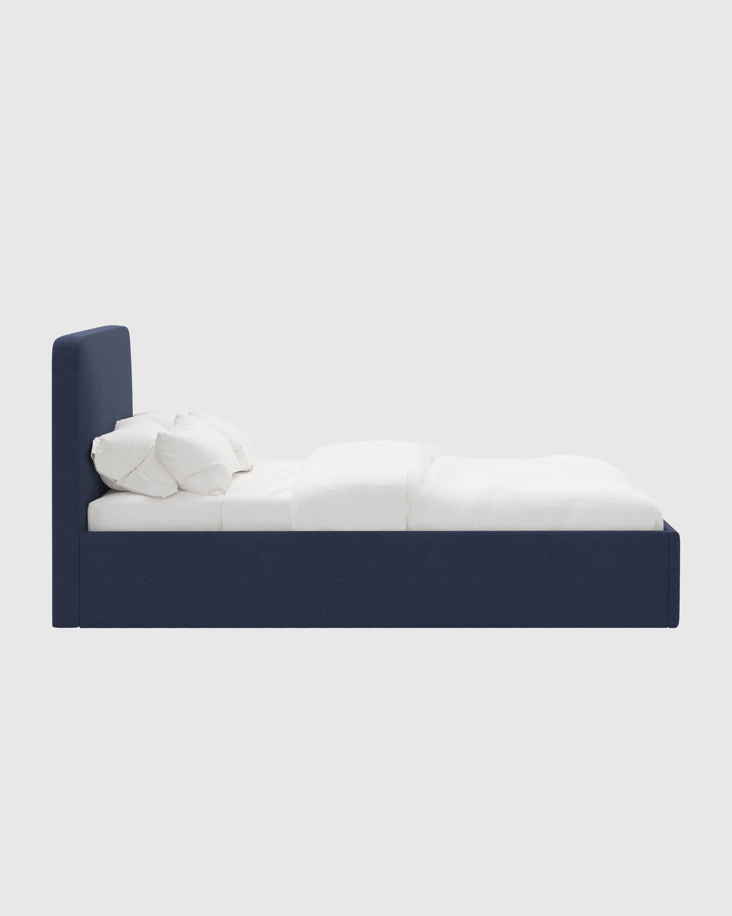 100% Linen Curved Bed - Full / Canvas