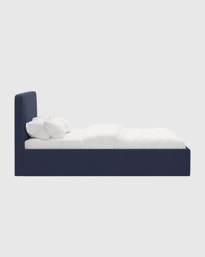 100% Linen Curved Bed - Full / Canvas