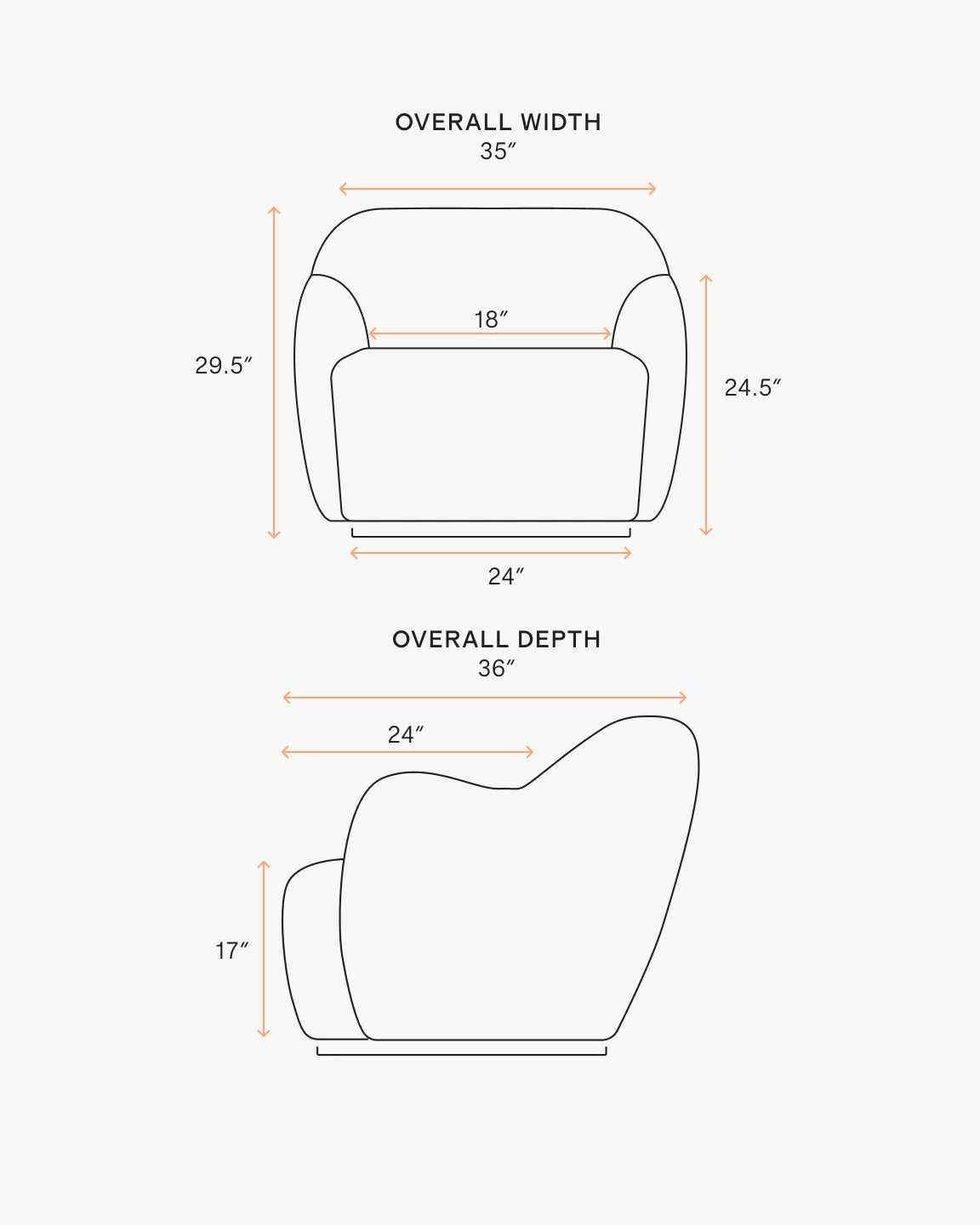 Performance Velvet Curved Arm Swivel Chair - One Size / Java