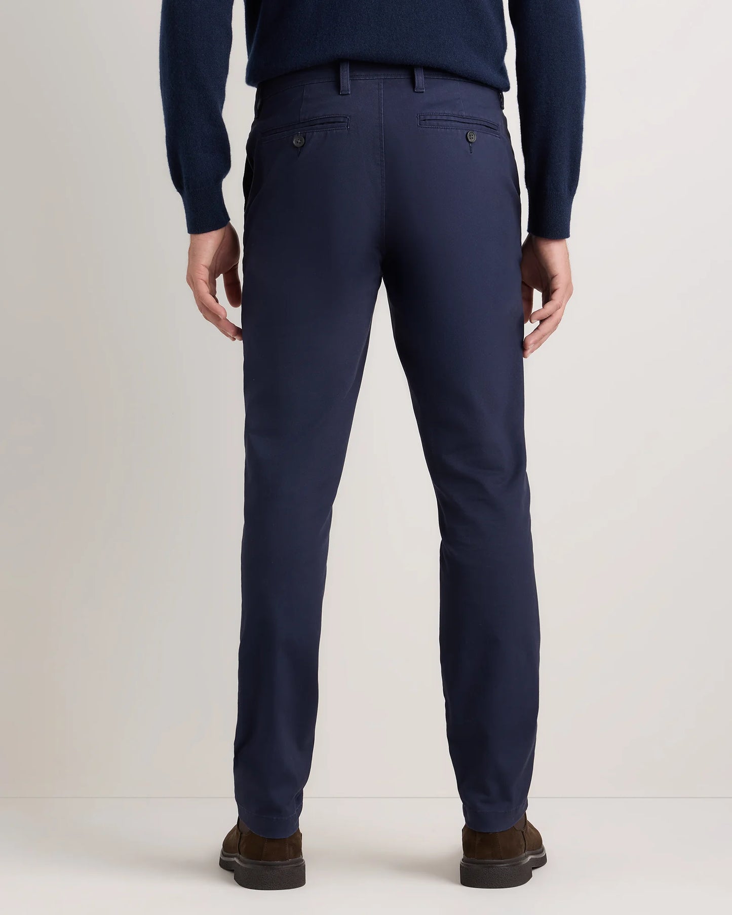 Organic Cotton Stretch Chino Pants - Slim - 30X30 / Stone