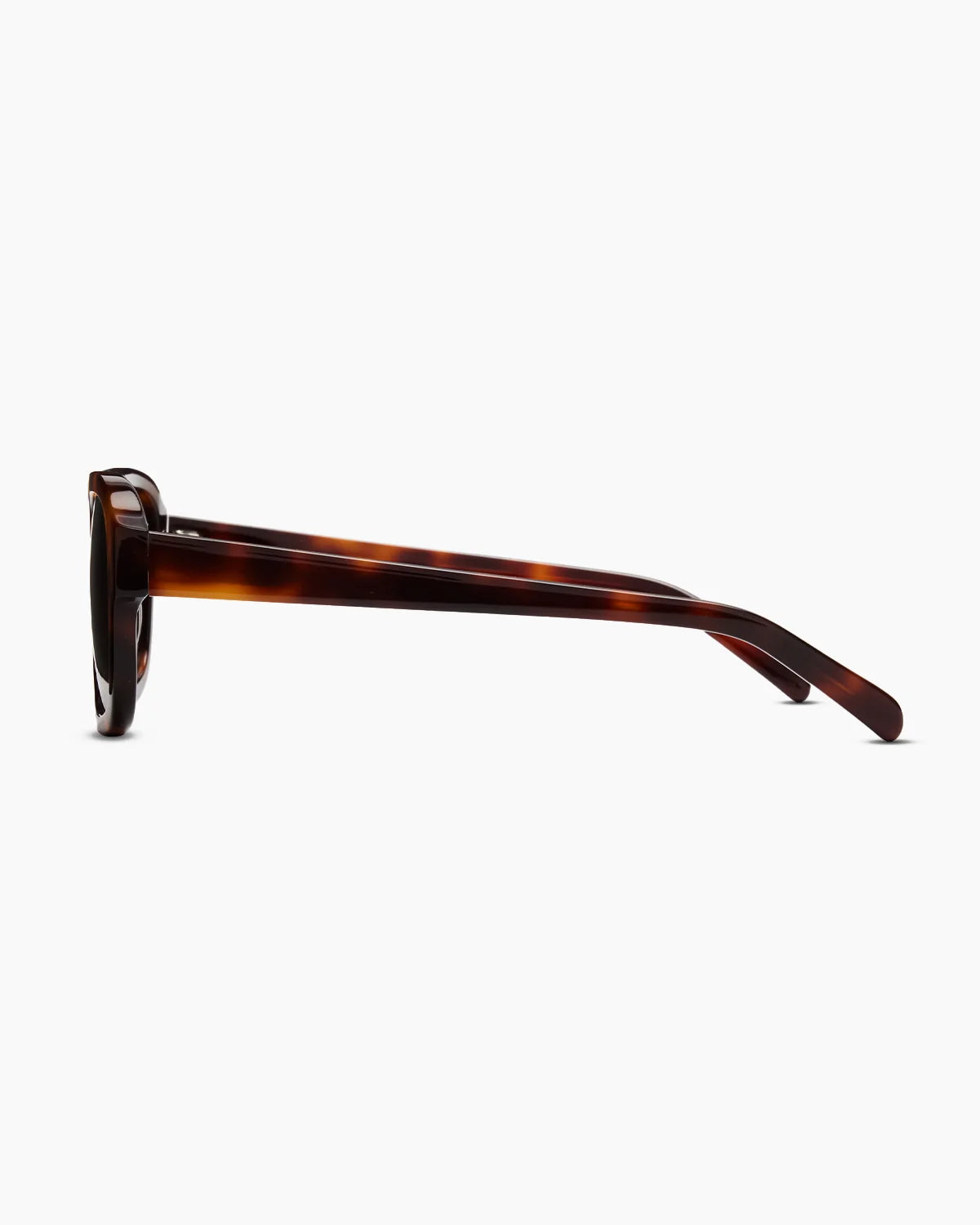 Berlin Polarized Acetate Sunglasses - Standard / Ginger Tortoise with Brown Gradient lens