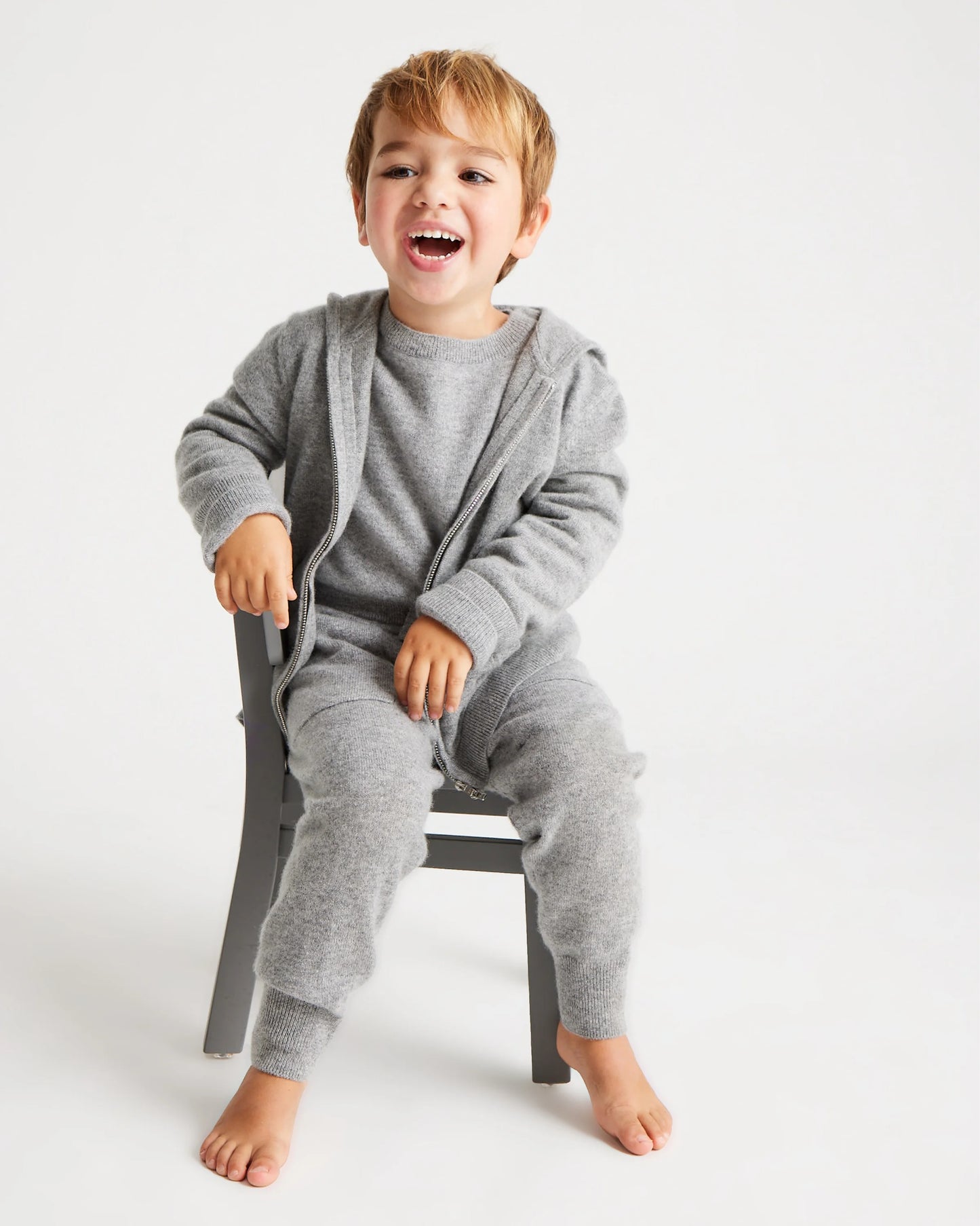 Washable Cashmere Jogger - 2T / Oatmeal