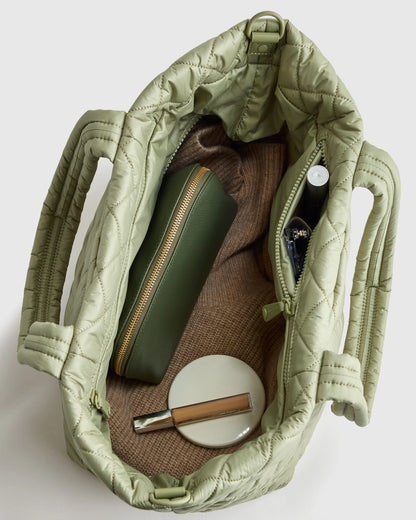 Transit Quilted Carry-All Tote - One Size / Porcelain Blue
