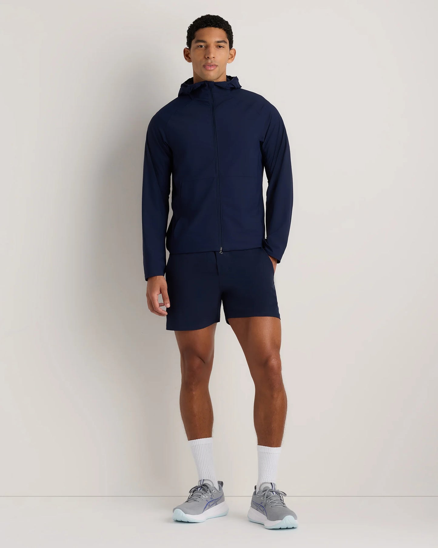 Packable Performance Training Jacket - S / Storm Blue