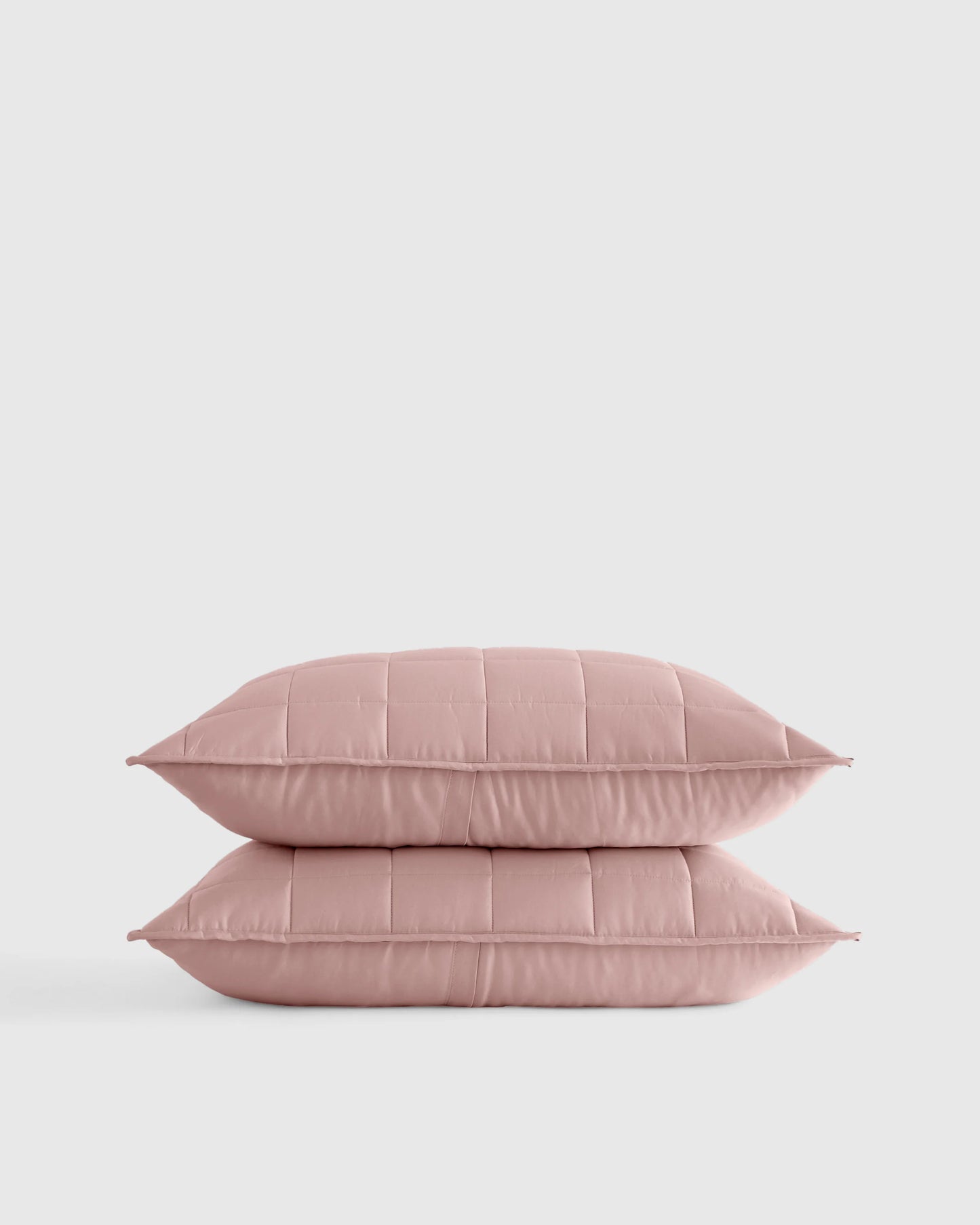 Bamboo Box Quilted Sham Set - Standard / Sage