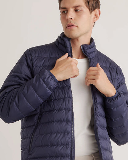 Lightweight Down Packable Puffer Jacket - XS / Overcast Grey