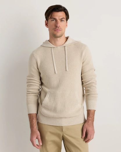 Organic Cotton Cashmere Waffle Hoodie - S / Bayberry Olive