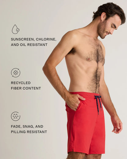 Italian Boardshorts - S / Cherry