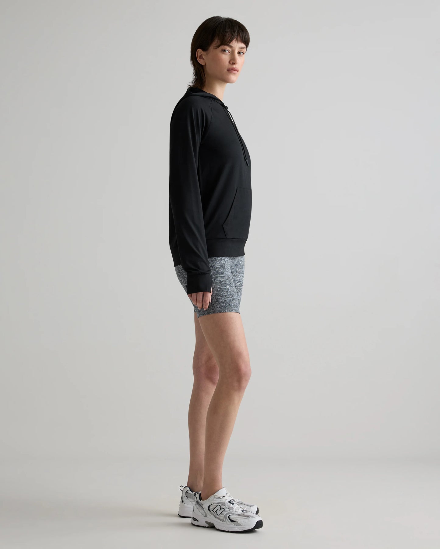 Flowknit Pullover Hoodie - XS / Heather Navy