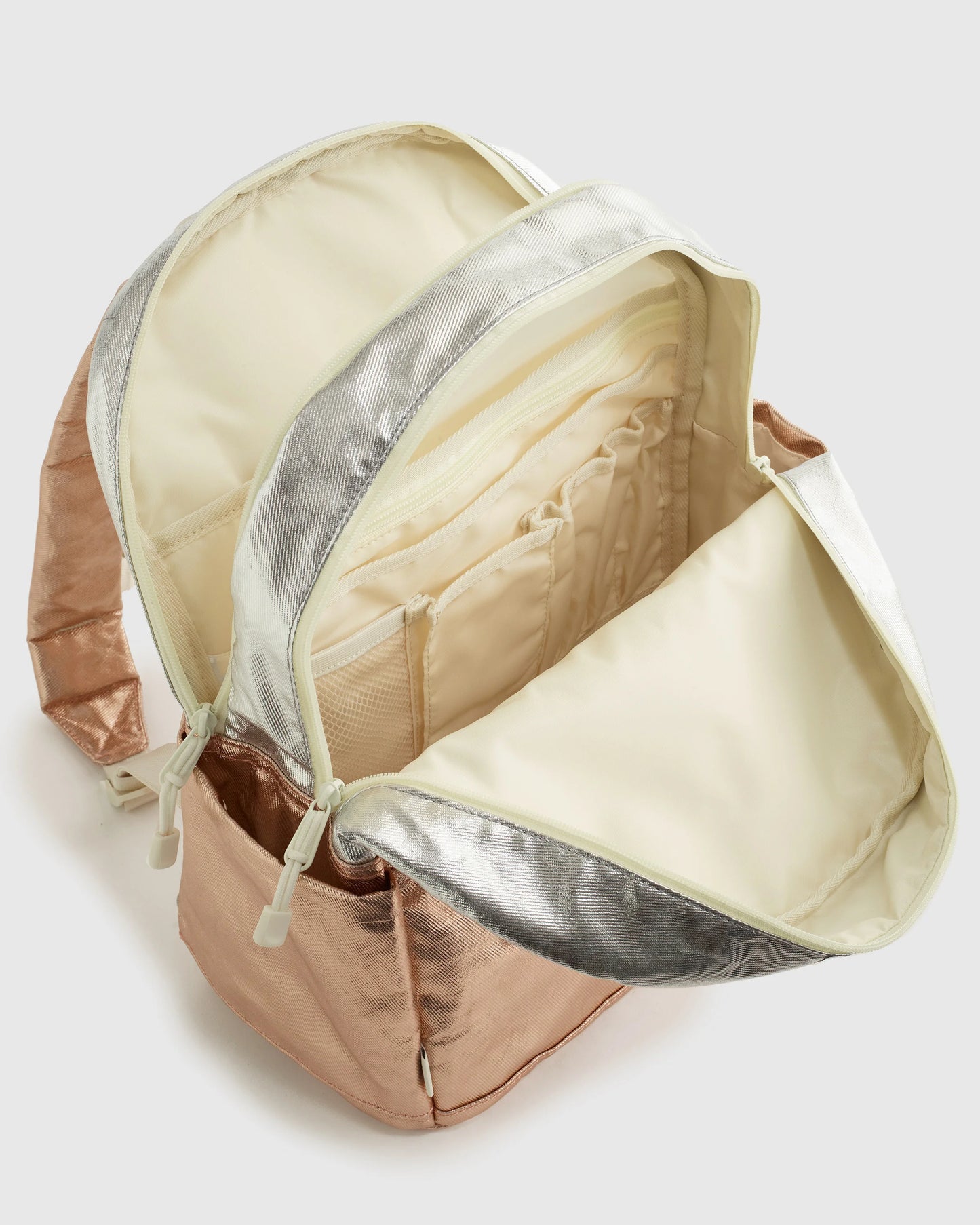 Recycled Double Pocket Backpack - One Size / Rainbow Clouds