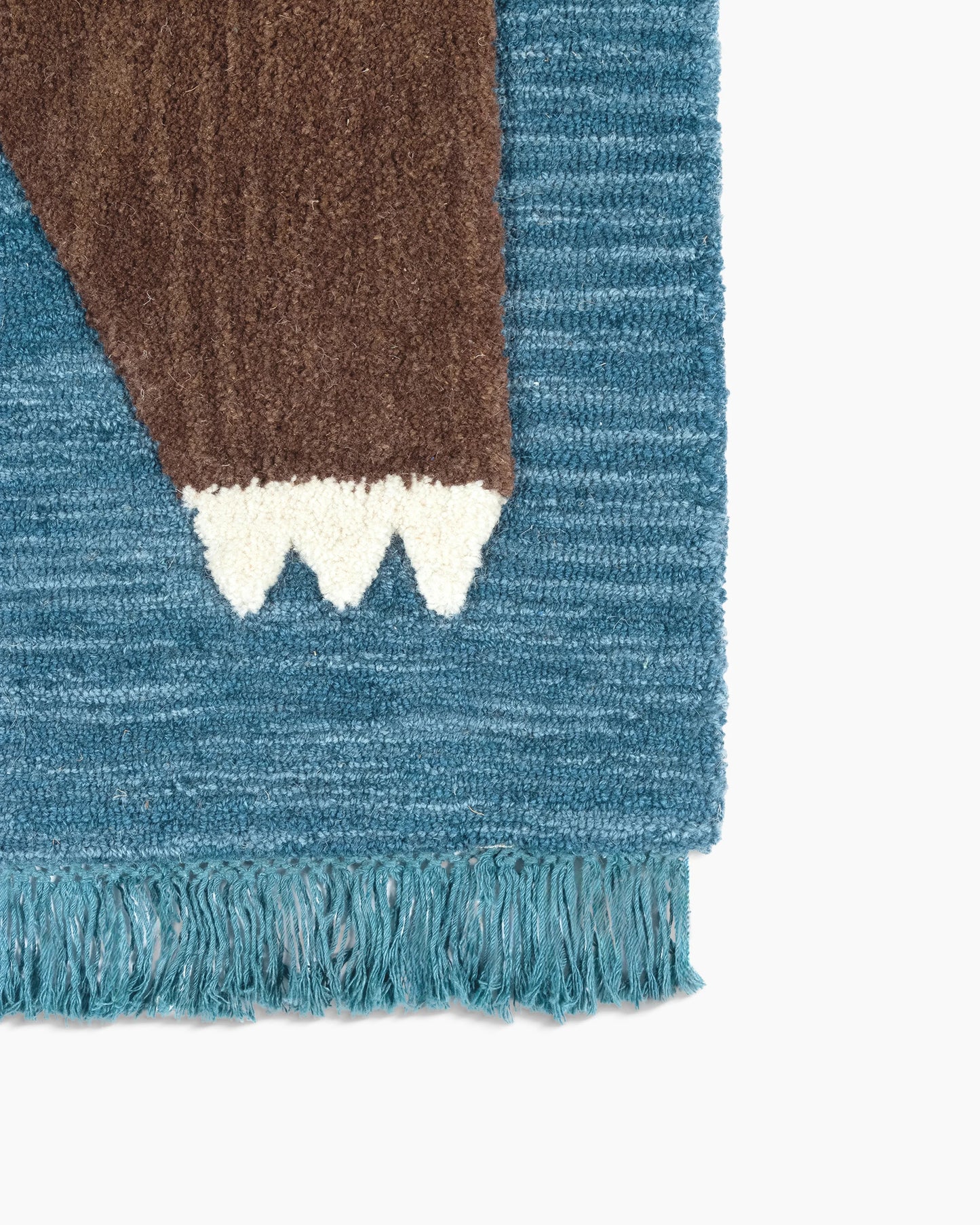 Playful Animals Hand-Tufted Wool Rug - 3' x 5' / Bear