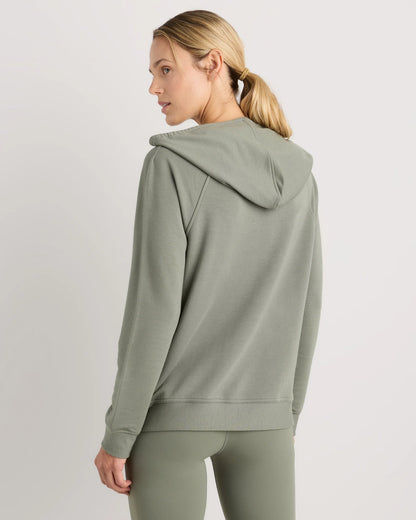 SuperSoft Fleece Full-Zip Hoodie - XS / Smoked Thyme Green