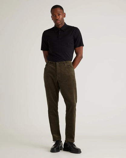 Organic Stretch Corduroy 5-Pocket Pants - 30X30 / Espresso
