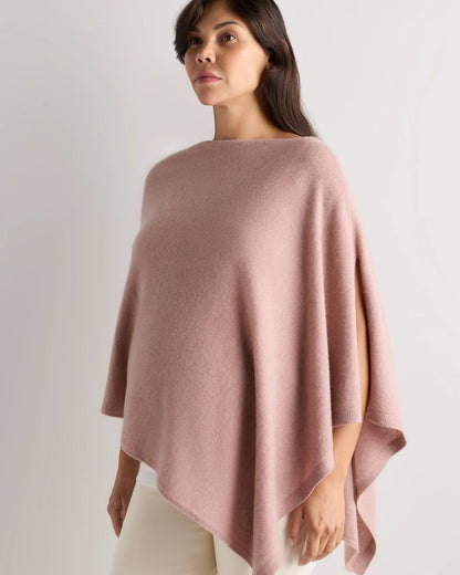 Mongolian Cashmere Nursing Shawl - One Size / Heather Vintage Pink