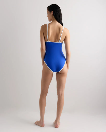 Italian Cami One-Piece Swimsuit - XS / Black