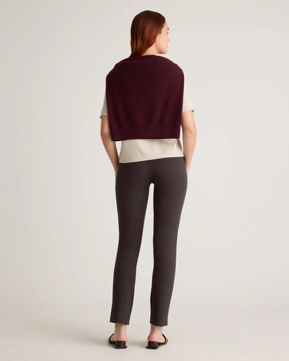 Ultra-Stretch Ponte Straight Leg Pants - XS / Morel Grey