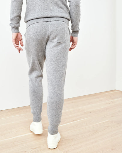Mongolian Cashmere Jogger - S / Heather Truffle Brown