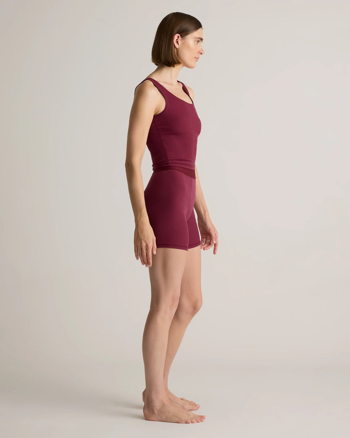 Tencel Rib Knit Lounge Boxer (3-pack) - XS / Wine