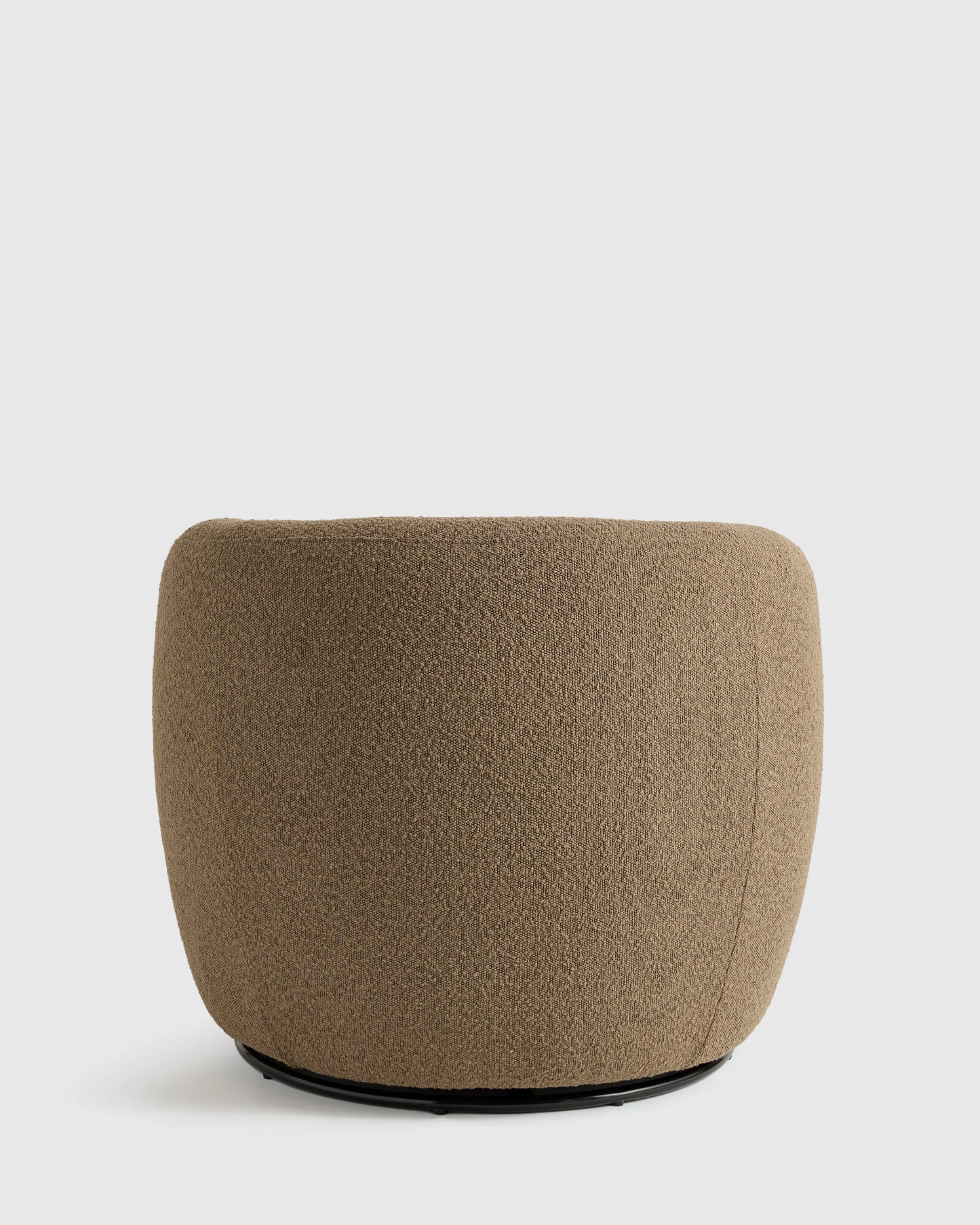 Performance Boucle Swivel Chair - One Size / Mocha Fog