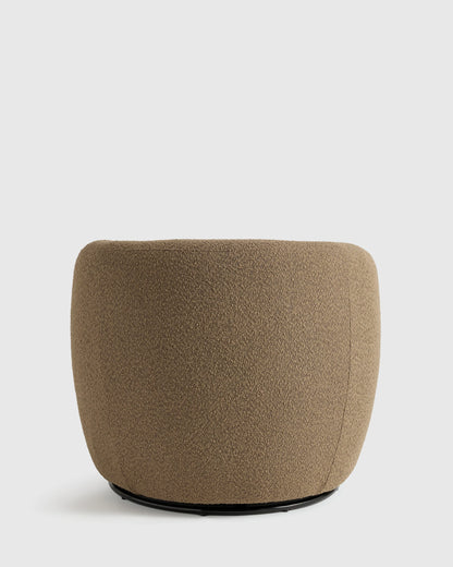 Performance Boucle Swivel Chair - One Size / Mocha Fog