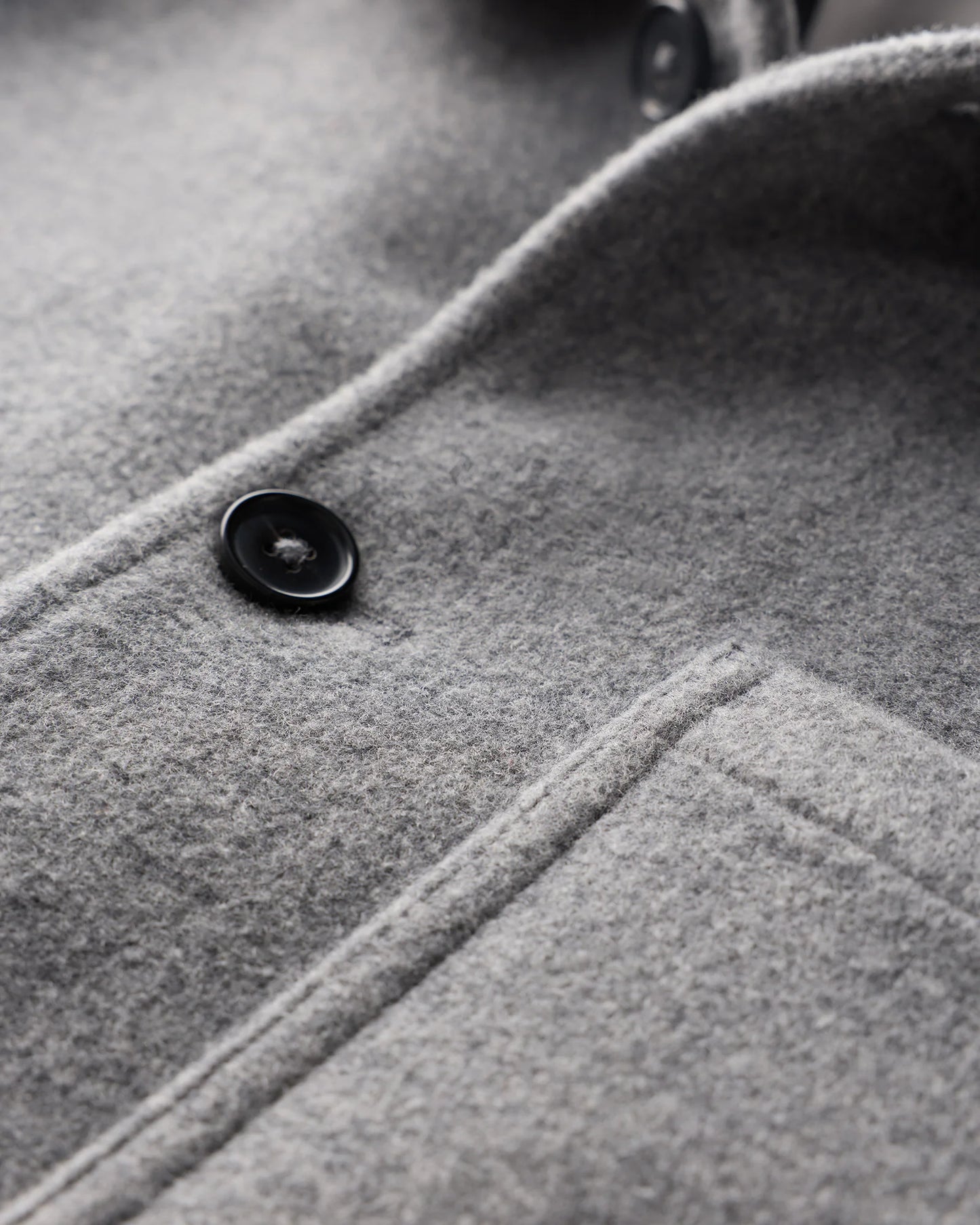 Wool Cashmere Chore Jacket - S / Black