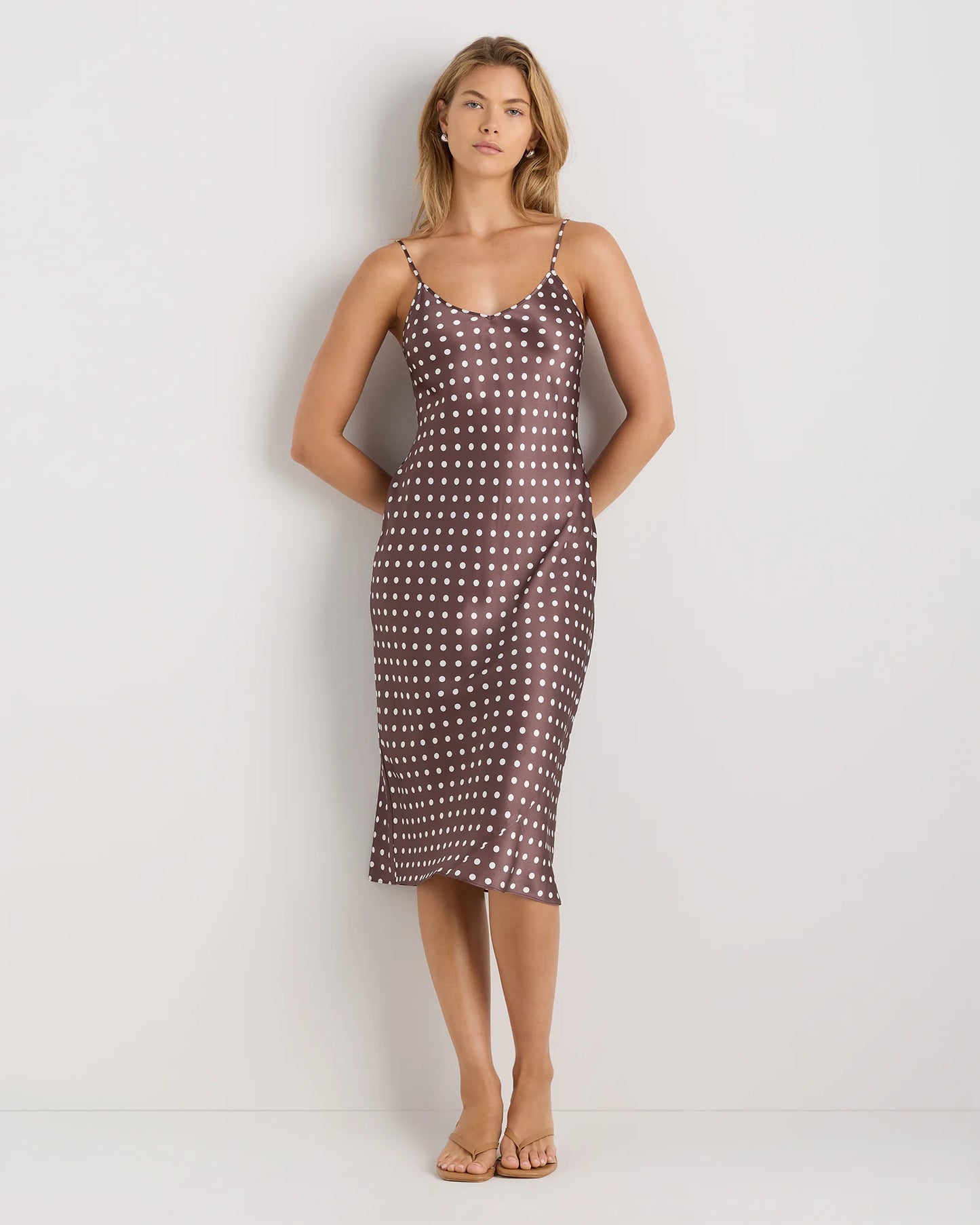 100% Washable Silk Slip Dress - XS / Black