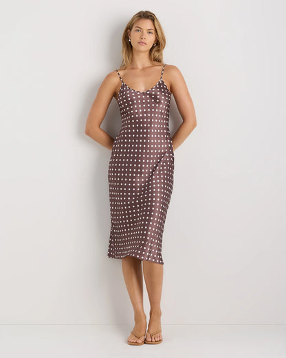 100% Washable Silk Slip Dress - XS / Black