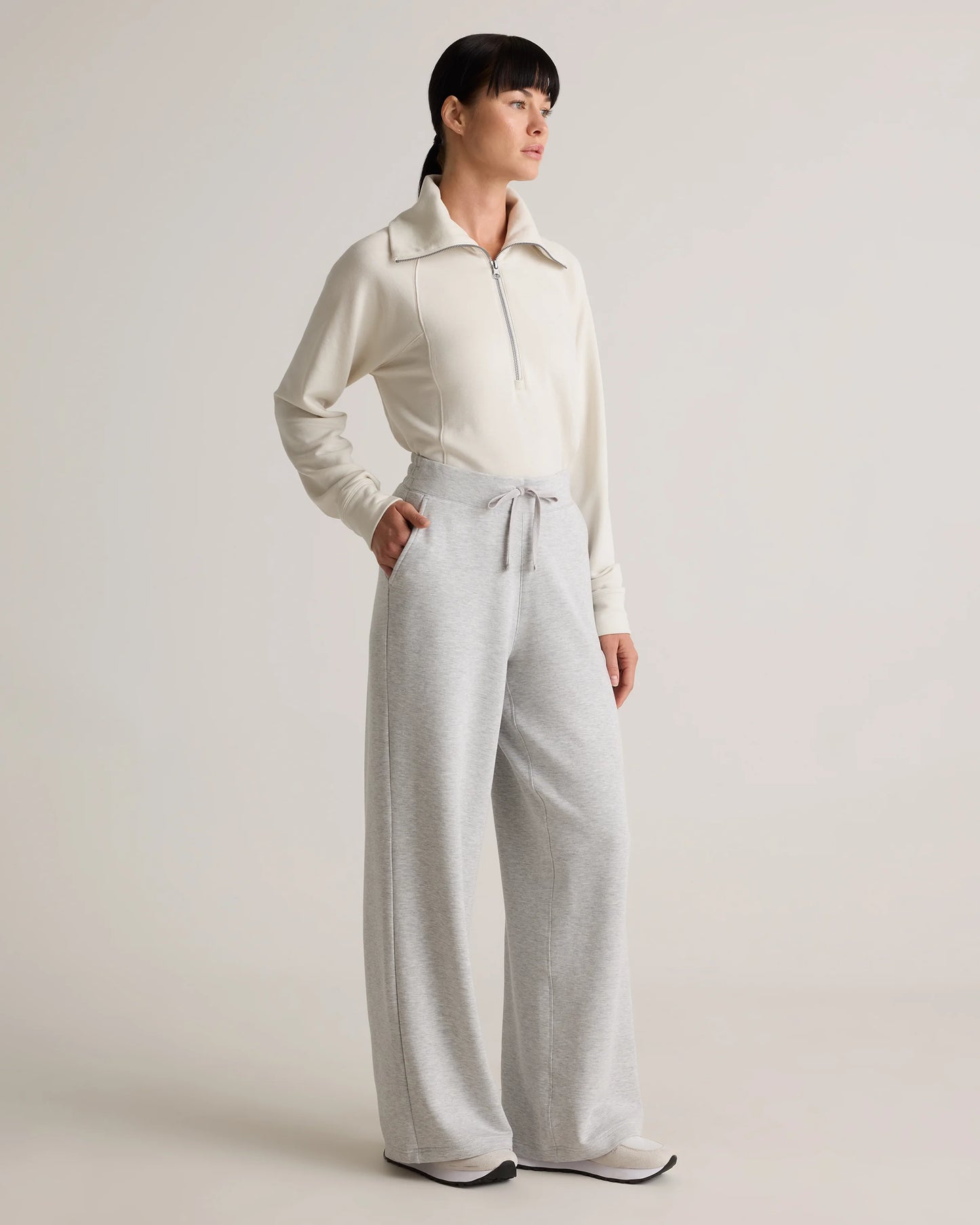 SuperSoft Fleece Wide Leg Pants - XS / Dried Fig