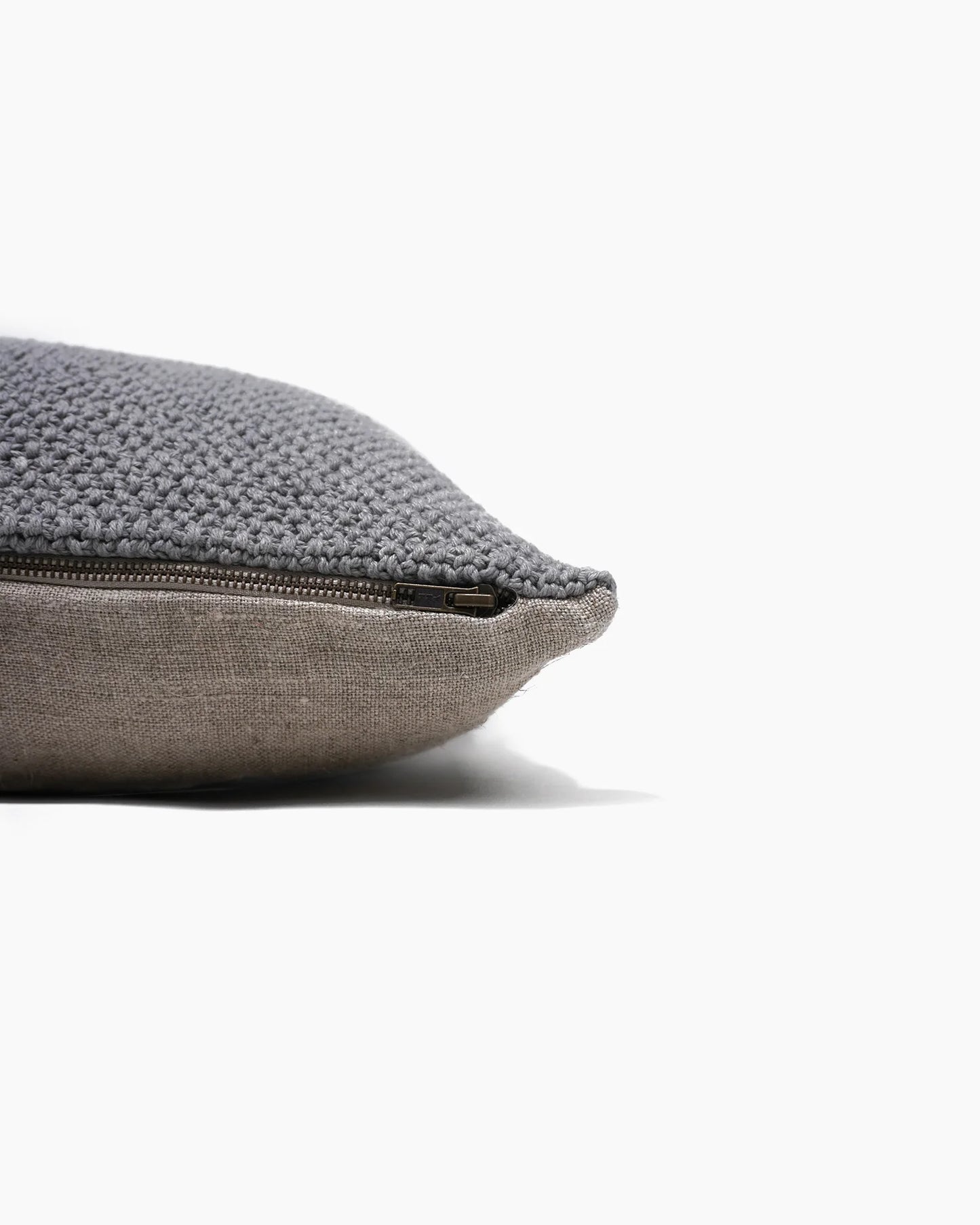 Textured Cotton Pillow Cover - Individual / Indigo
