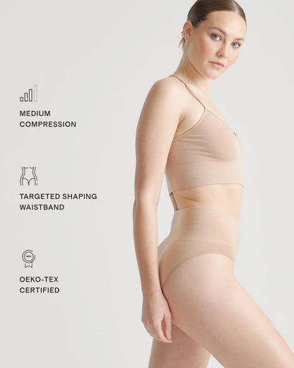 Shaping High-Waisted Brief (3-Pack) - XS / Cocoa