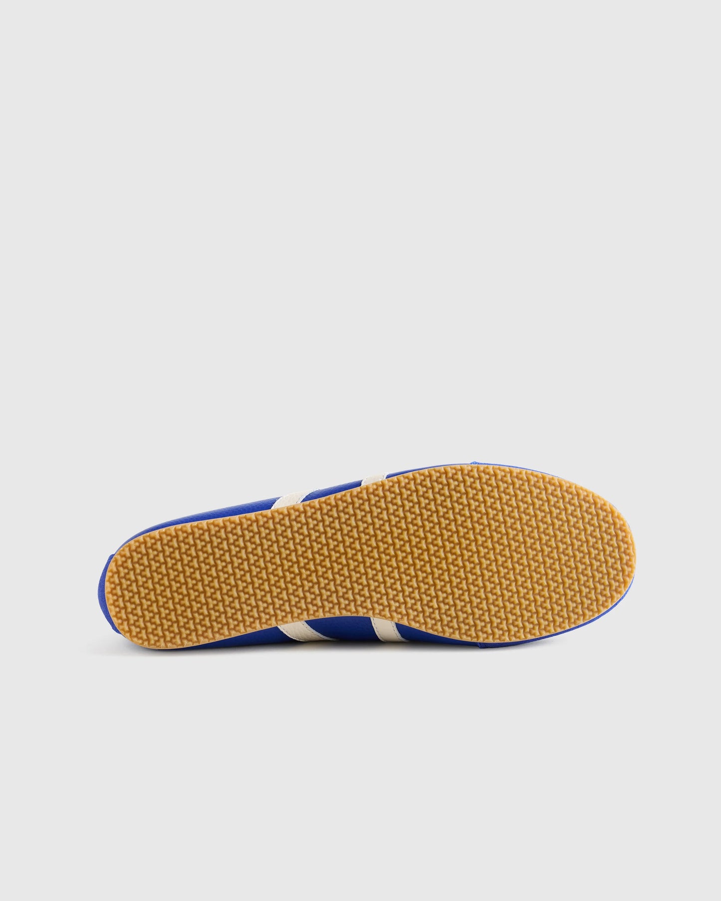 Italian Leather & Suede Low Profile Sneaker - 5 / Electric Blue