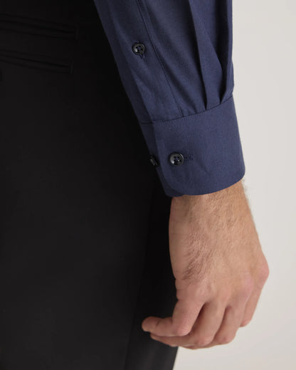Organic Cotton Cashmere Dress Shirt - XS / Pale Blue