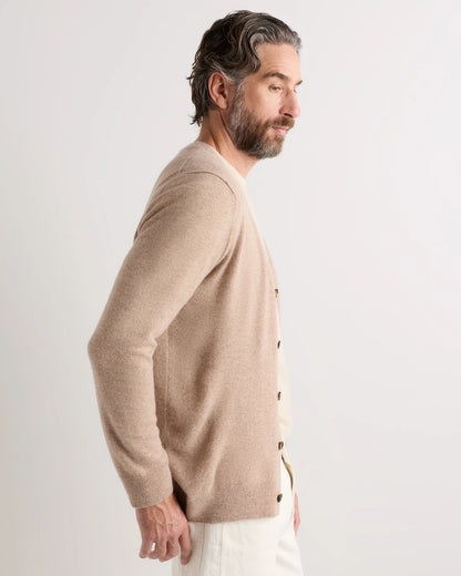 Mongolian Cashmere Cardigan Sweater - S / True Navy