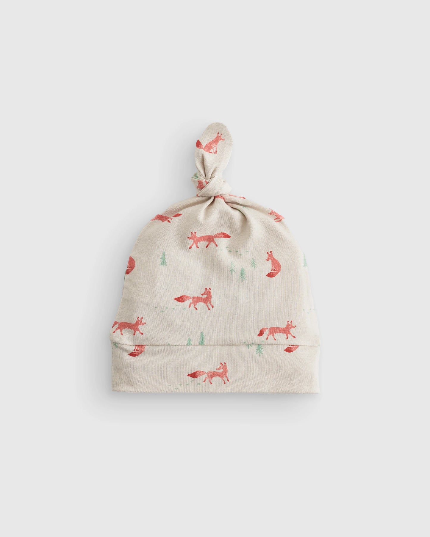 Bamboo Gown, Hat & Swaddle Layette Set - One Size / Fox