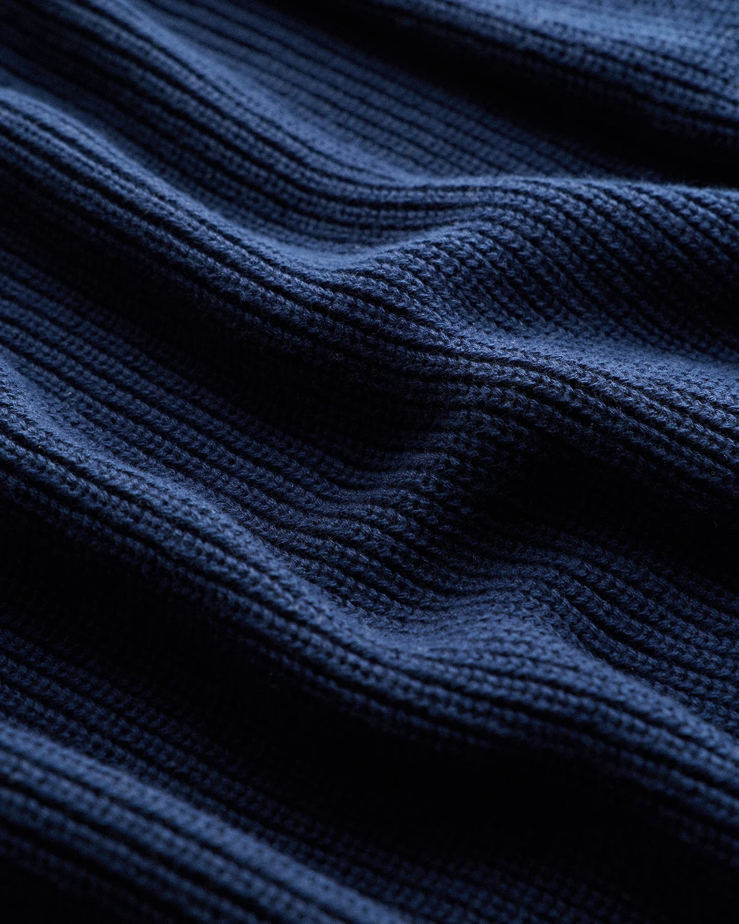 100% Organic Cotton Ribbed Crewneck Sweater - XS / Bahia Blue