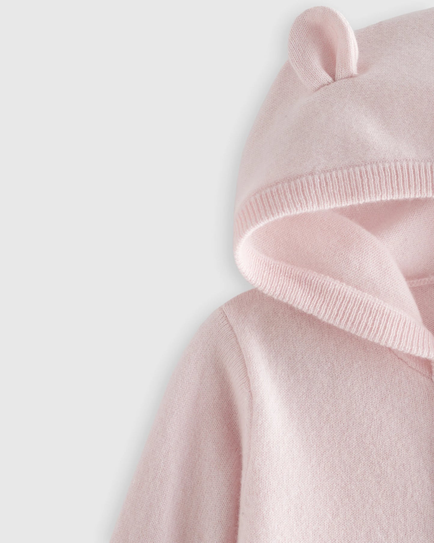 Washable Cashmere Hooded Cardigan - 0-3M / Oatmeal