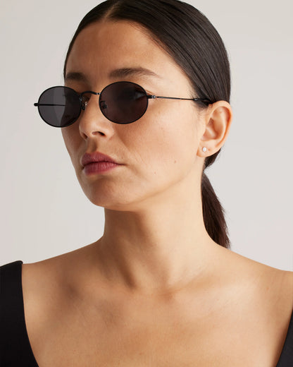 Venice Polarized Stainless Steel Sunglasses - Standard / Gold with Green lens