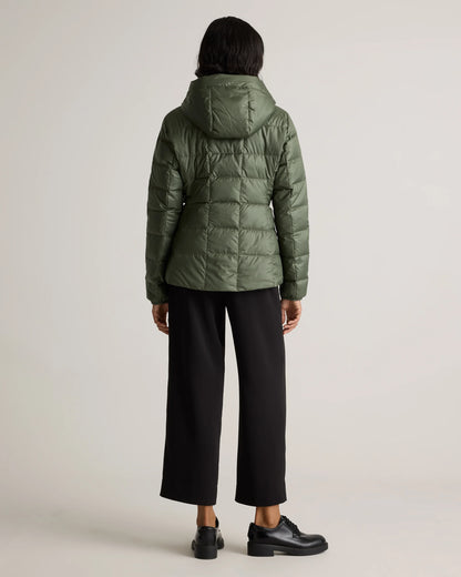 Lightweight Down Packable Puffer Hooded Jacket - XS / Navy